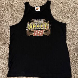 Classic NASCAR Black Muscle Tank Dale Jarrett #88 NWOT Winners Circle
